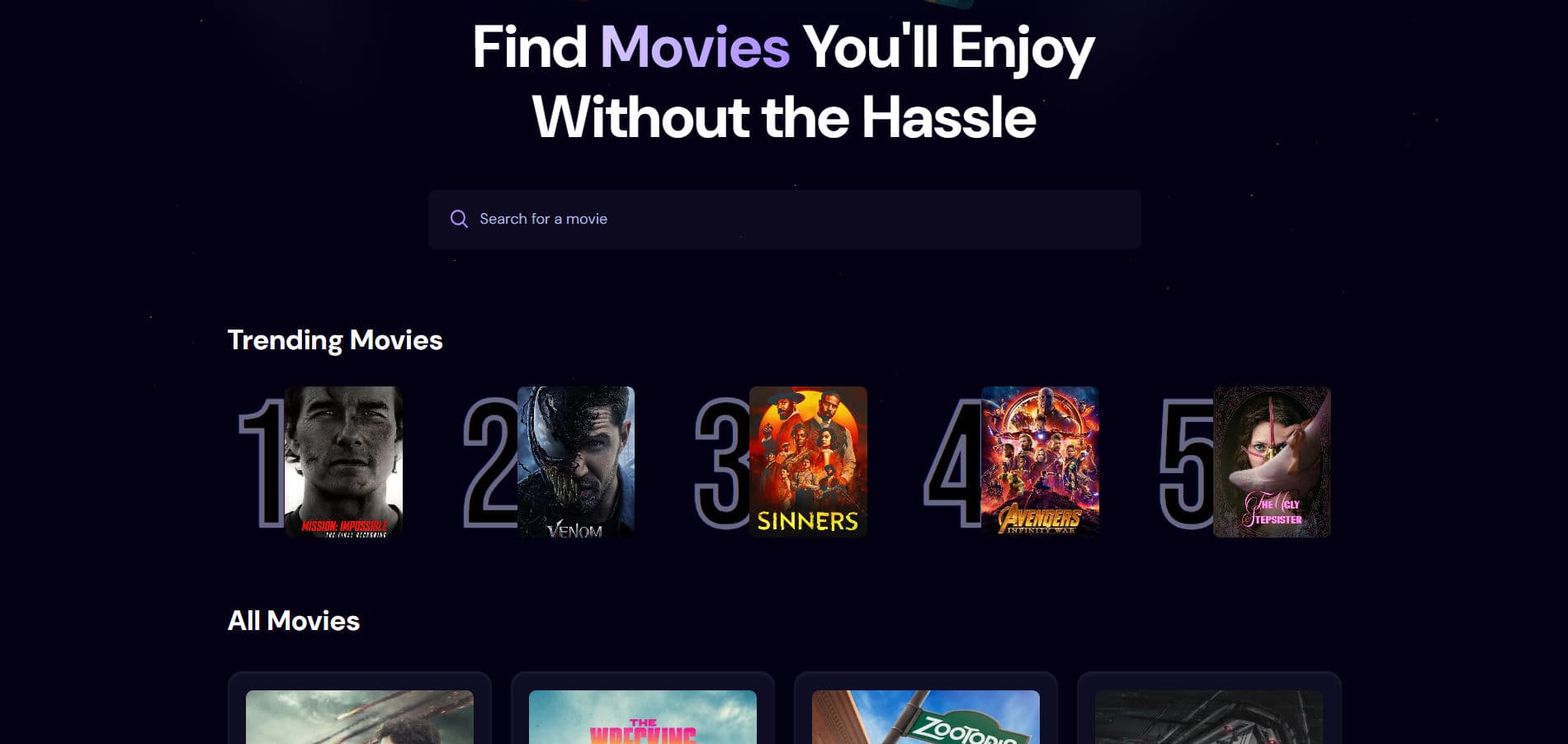 Tethor – Smart Movie Discovery